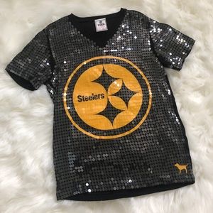 VS SEQUIN STEELERS SHIRT